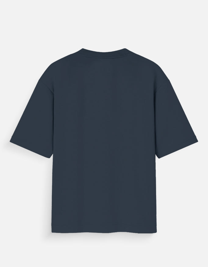 Skull Fire Graphic Oversized T-Shirt