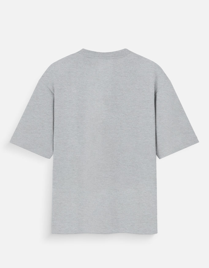Skull Fire Graphic Oversized T-Shirt
