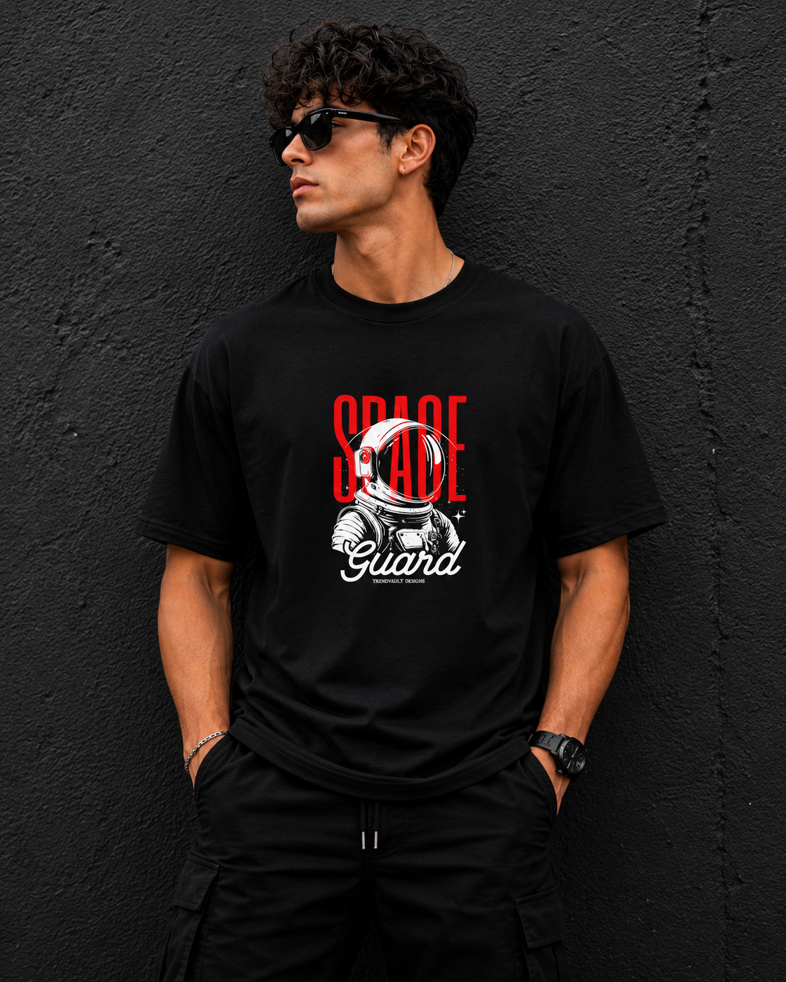 Space Guard – Astronaut Graphic T-Shirt