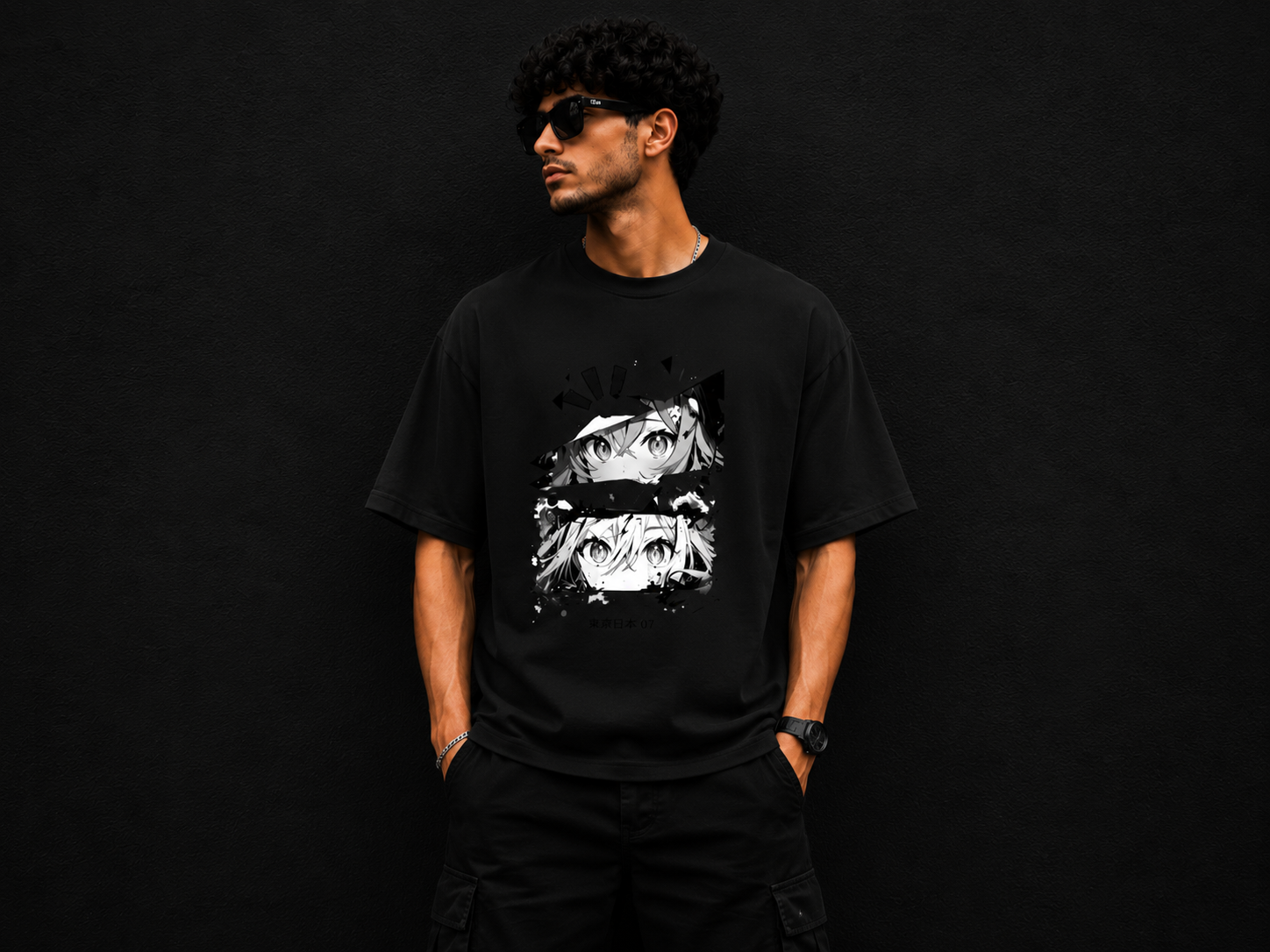 Anime Eyes Oversized T-Shirt Collection