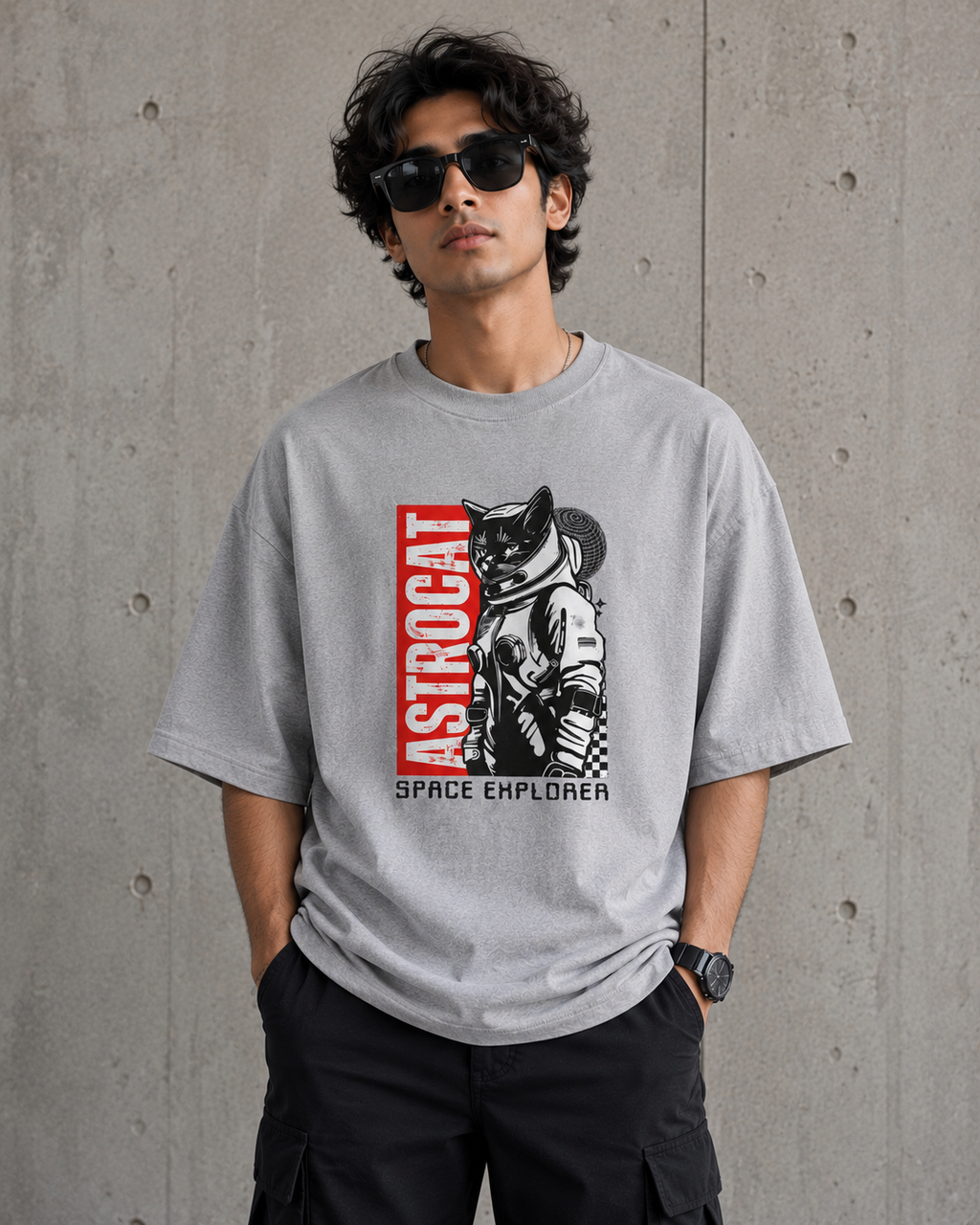 AstroCat Space Explorer Classic Crew T-Shirt