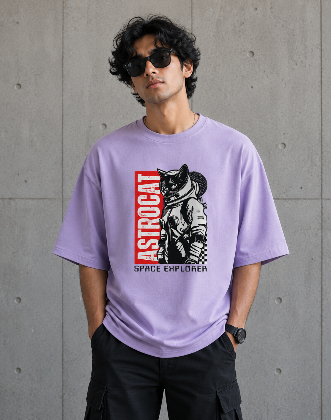 AstroCat Space Explorer Classic Crew T-Shirt