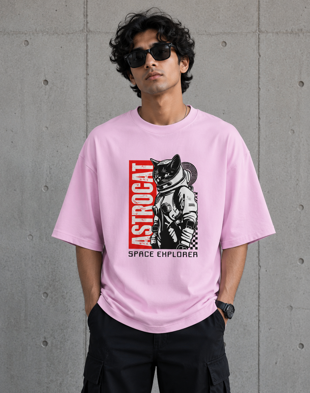 AstroCat Space Explorer Classic Crew T-Shirt
