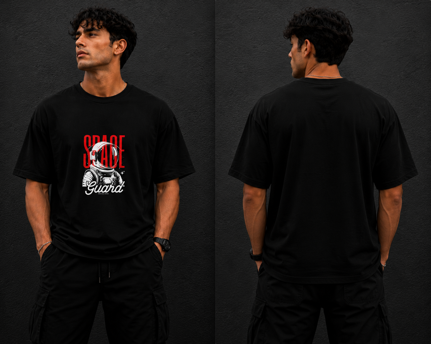 Space Guard – Astronaut Graphic T-Shirt
