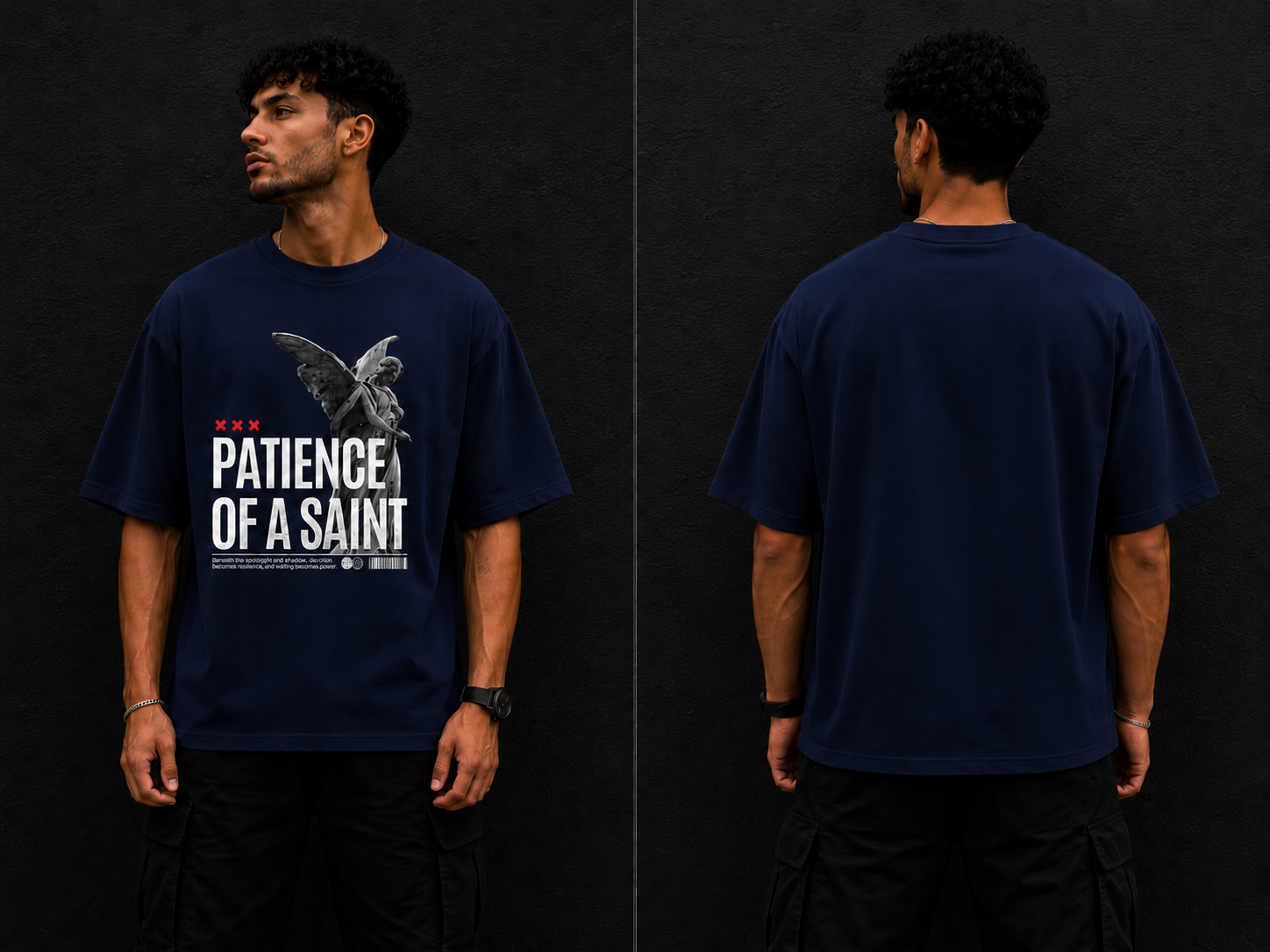 Patience of a Saint – Oversized unisex t-shirt