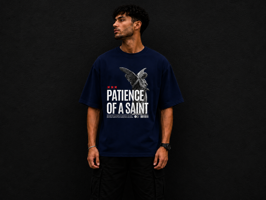 Patience of a Saint – Oversized unisex t-shirt