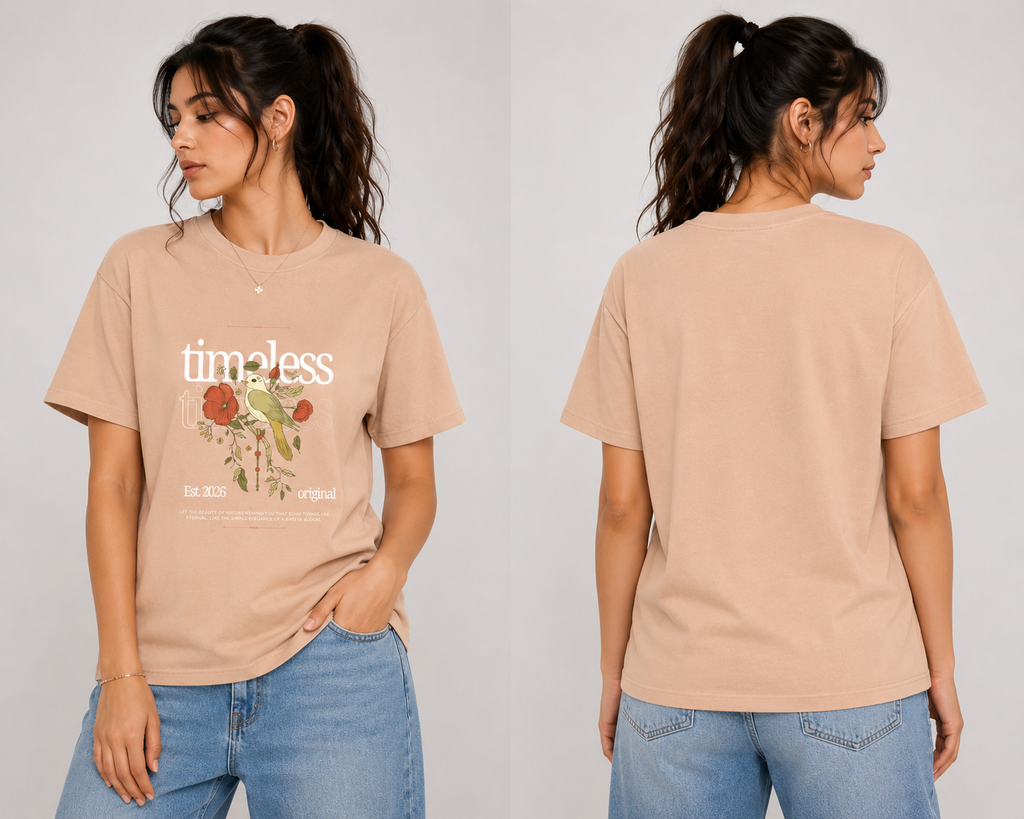 Unisex Timeless Botanical Graphic T-Shirt