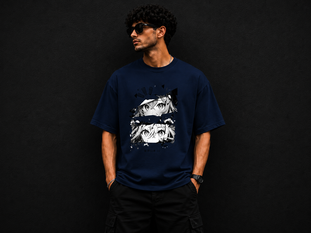 Anime Eyes Oversized T-Shirt Collection