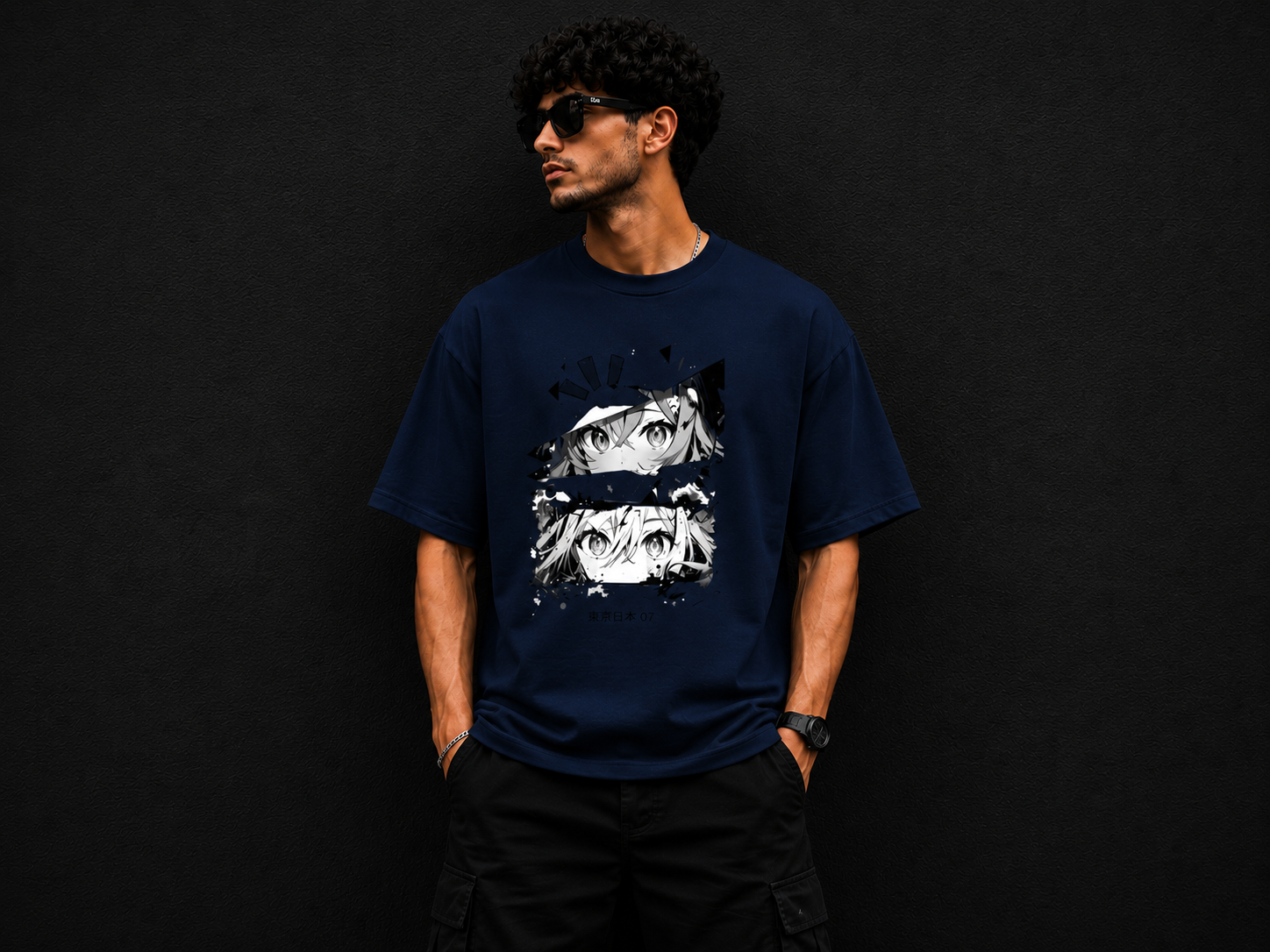 Anime Eyes Oversized T-Shirt Collection