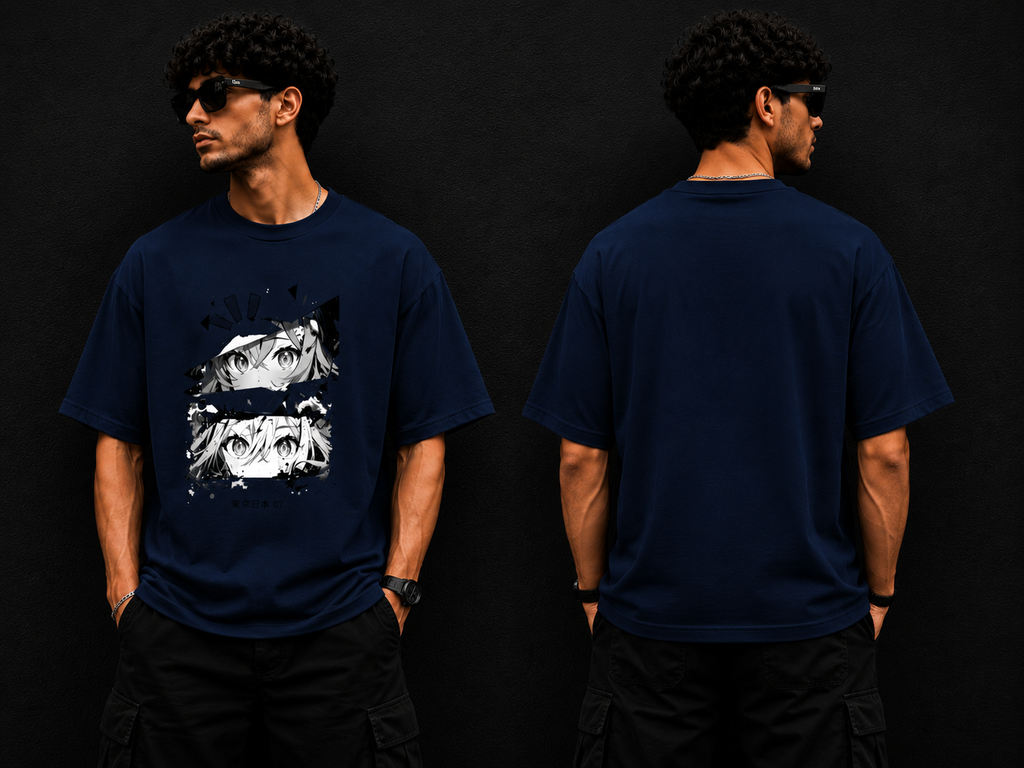 Anime Eyes Oversized T-Shirt Collection