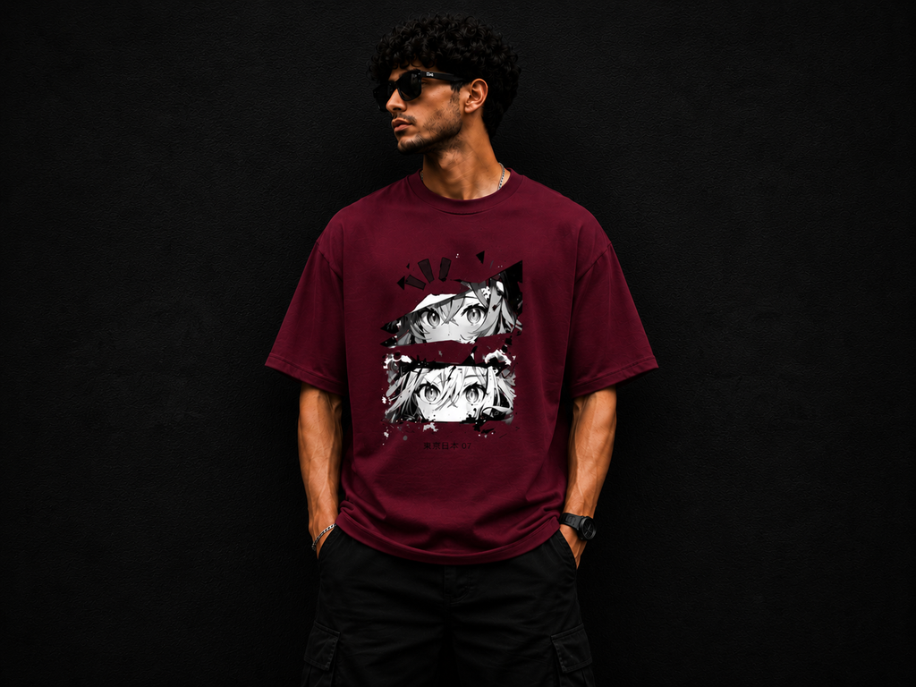 Anime Eyes Oversized T-Shirt Collection
