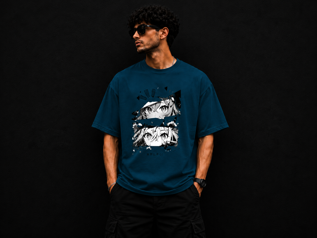 Anime Eyes Oversized T-Shirt Collection