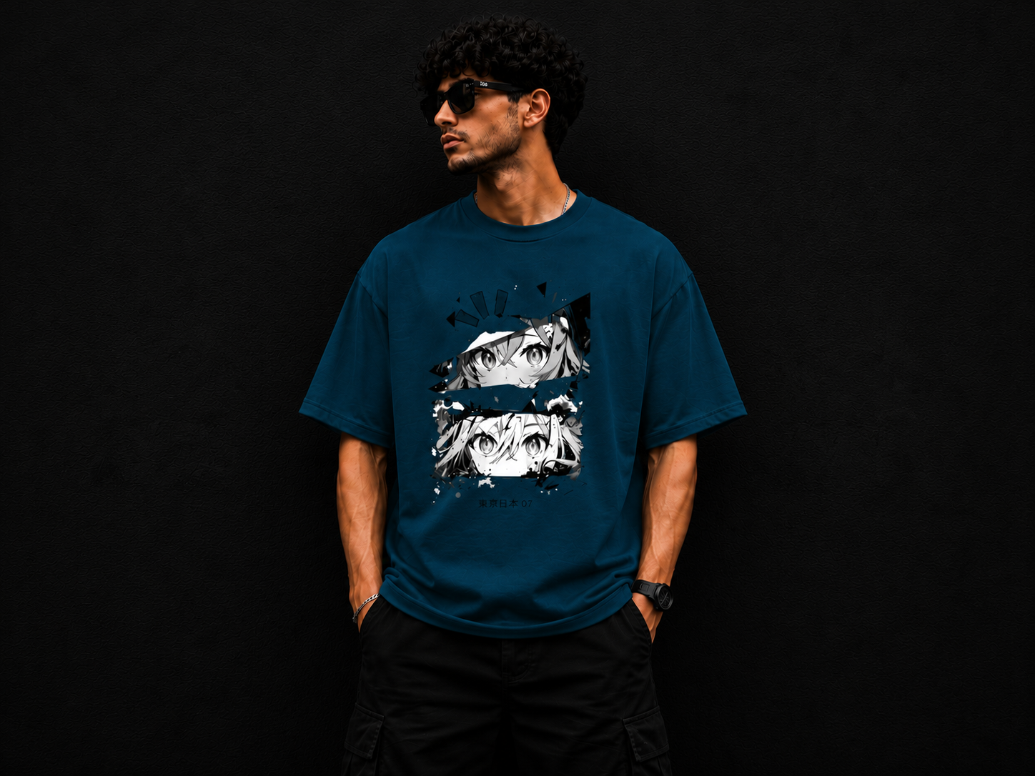 Anime Eyes Oversized T-Shirt Collection