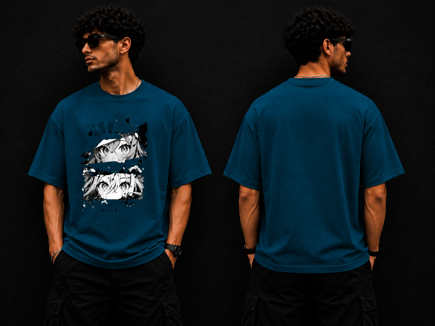 Anime Eyes Oversized T-Shirt Collection