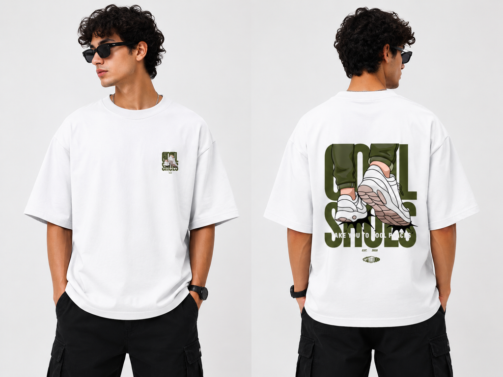 unsex Cool Shoes Oversized T-Shirt
