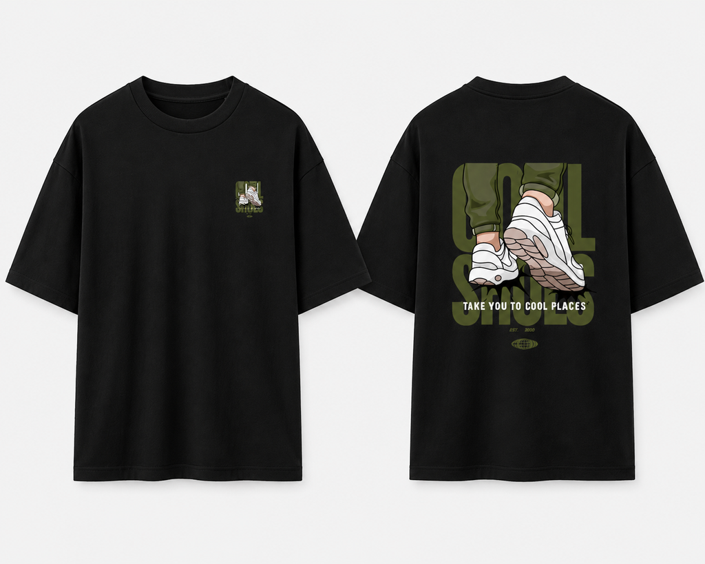 unsex Cool Shoes Oversized T-Shirt